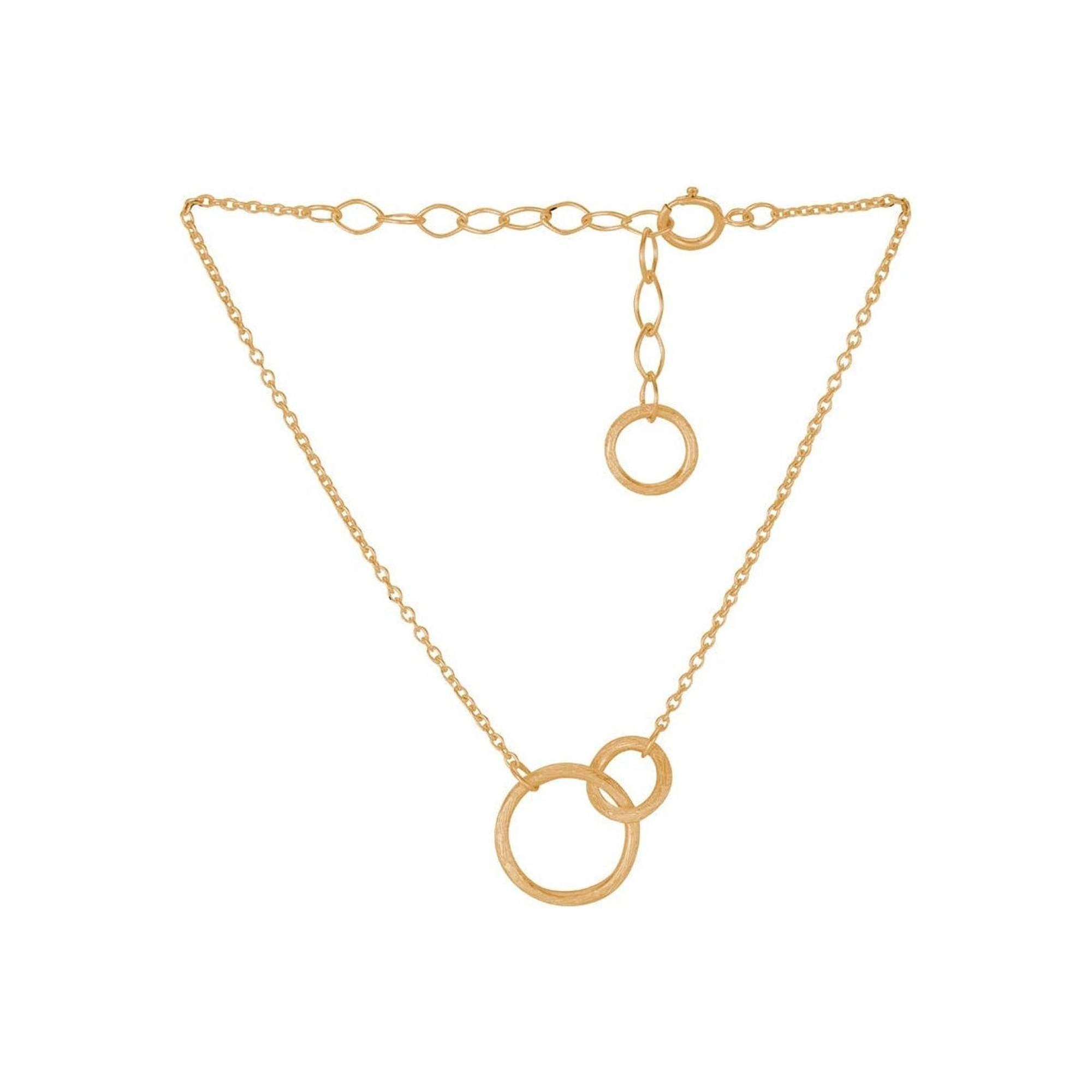 Pernille Corydon Armband Double, vergoldet