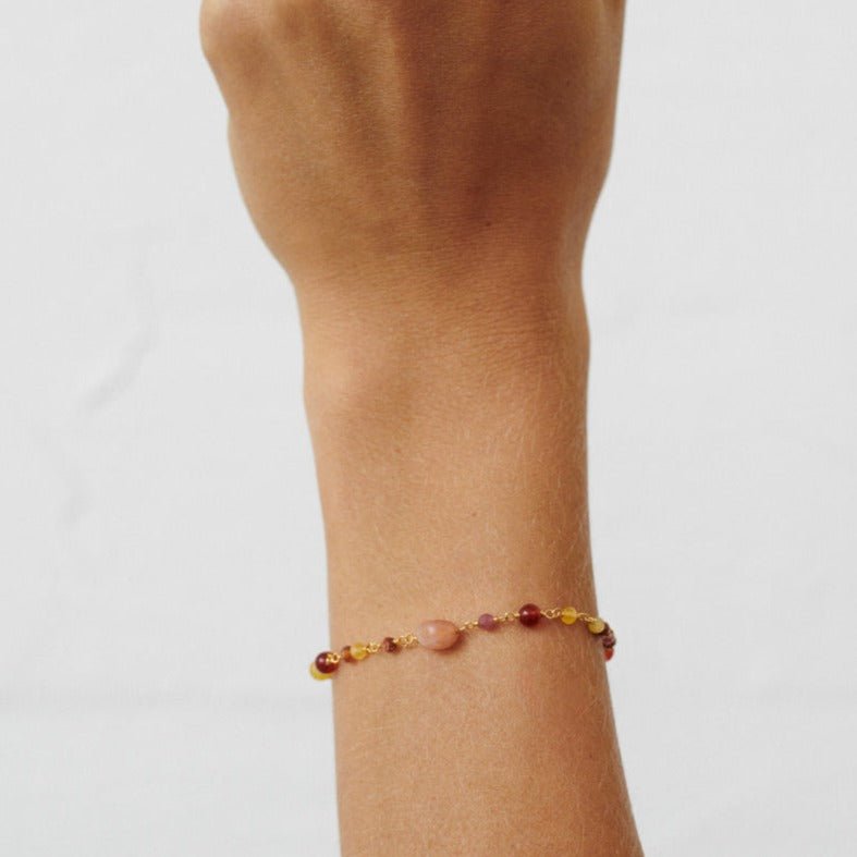Pernille Corydon Armband Golden Fields, vergoldet