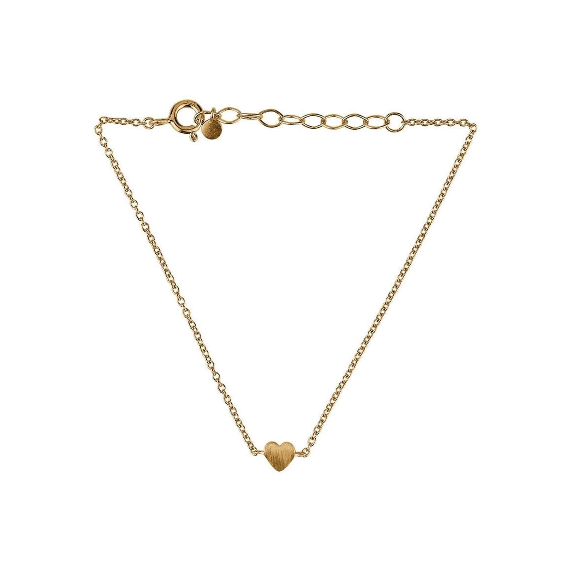 Pernille Corydon Armband Heart, vergoldet