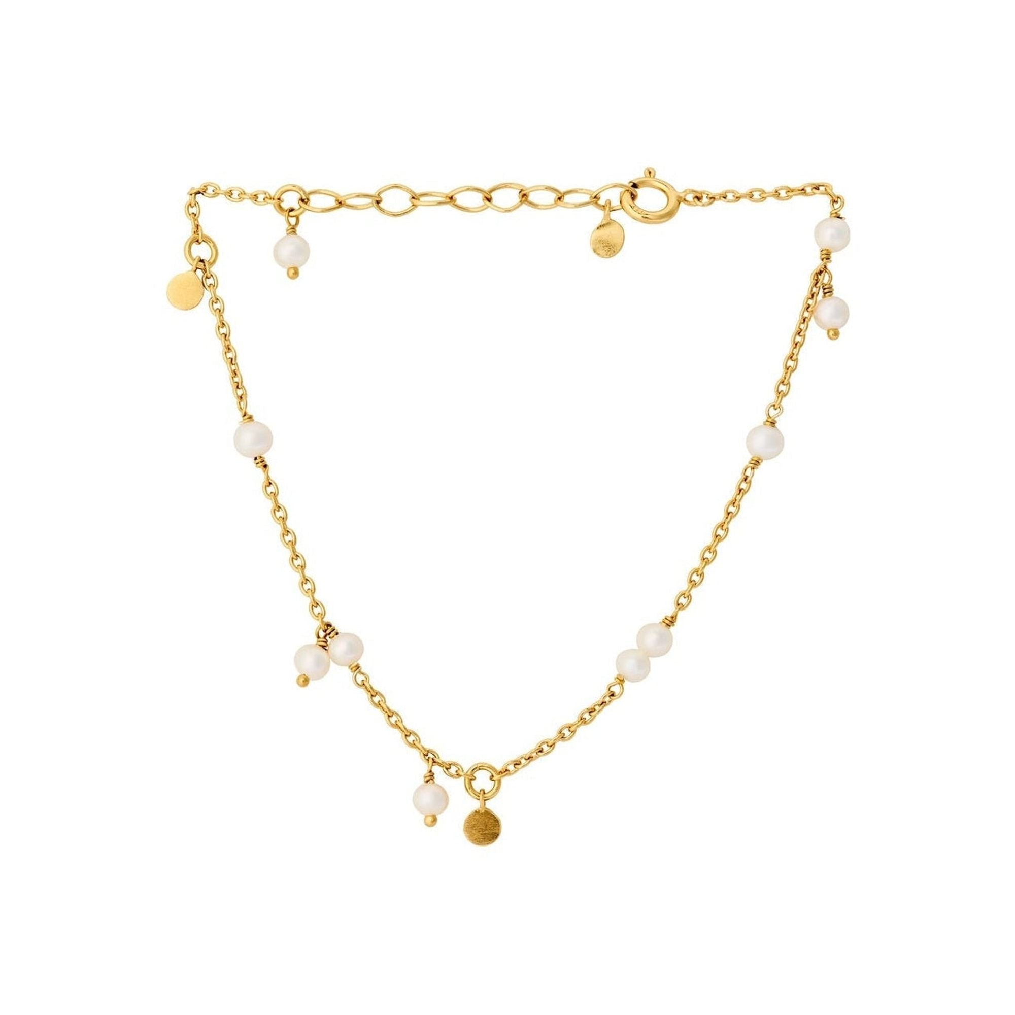 Pernille Corydon Armband Ocean Pearl, vergoldet