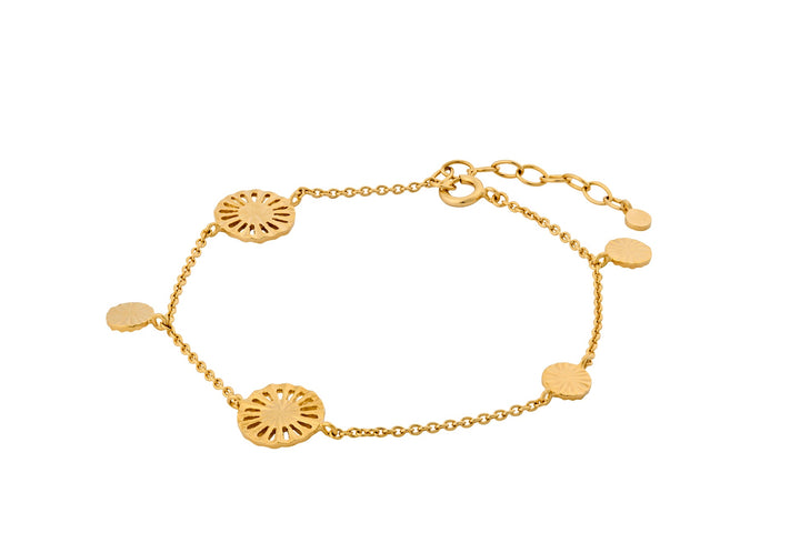 Pernille Corydon Armband Starlight, vergoldet