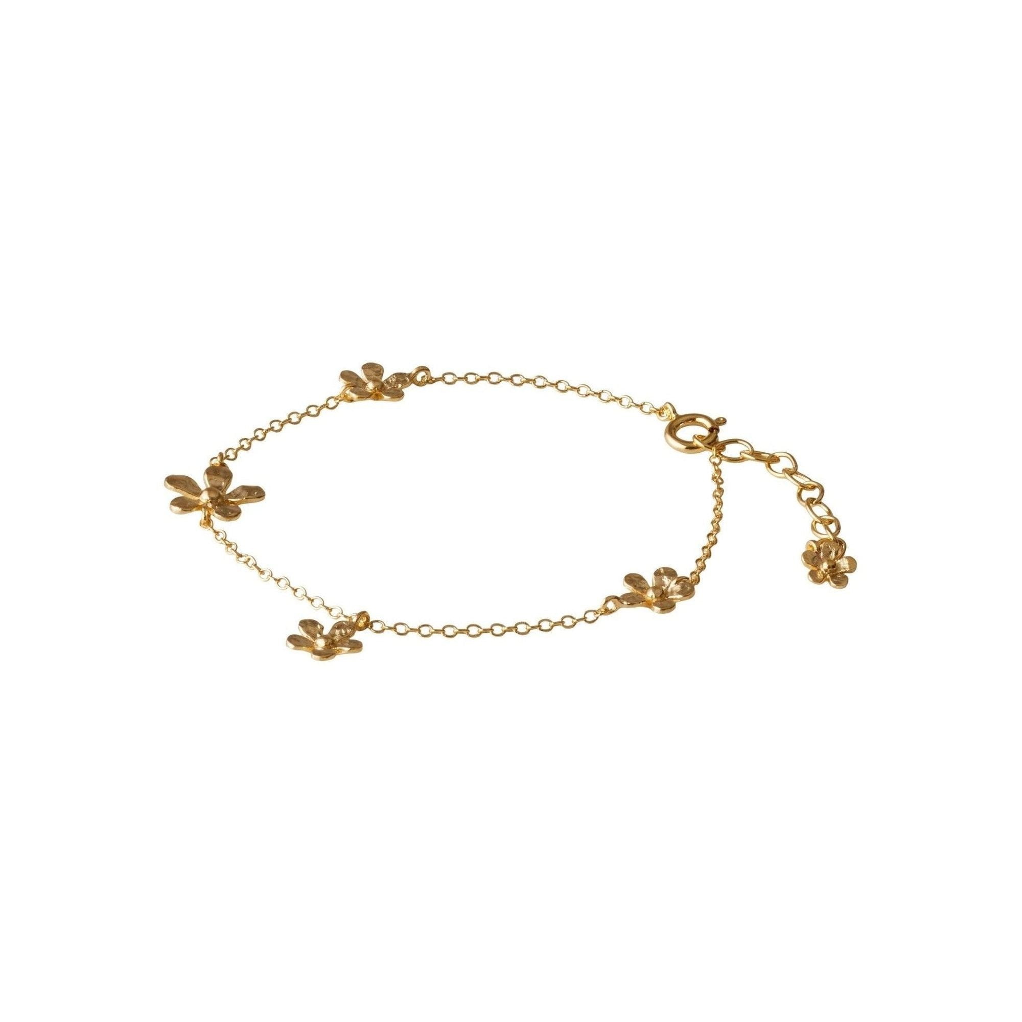 Pernille Corydon Armband Wild Poppy, vergoldet