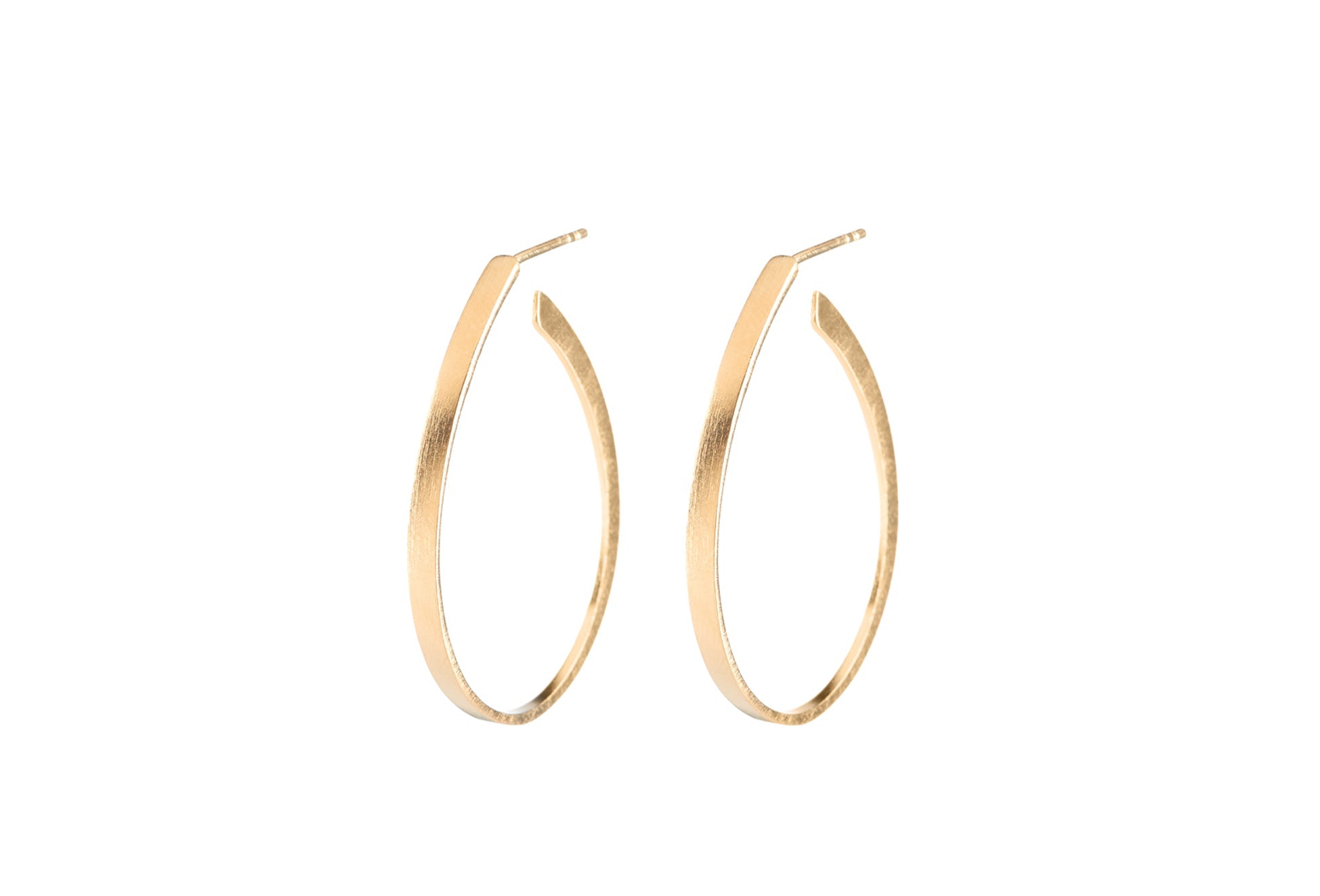 Pernille Corydon Creolen Oval Creoles, vergoldet