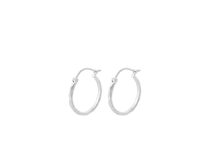 Pernille Corydon Creolen Small Ice, Silber