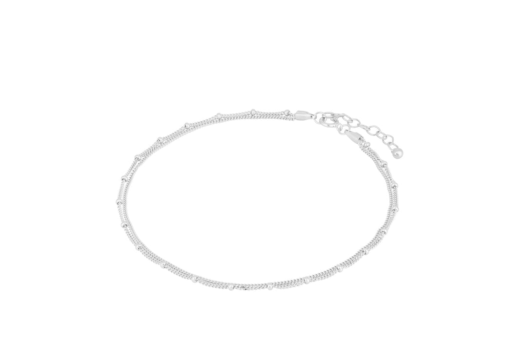 Pernille Corydon Fußkette Galaxy, Silber