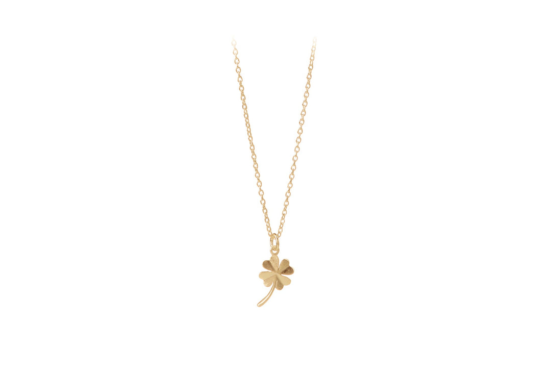 Pernille Corydon Kette Clover, vergoldet