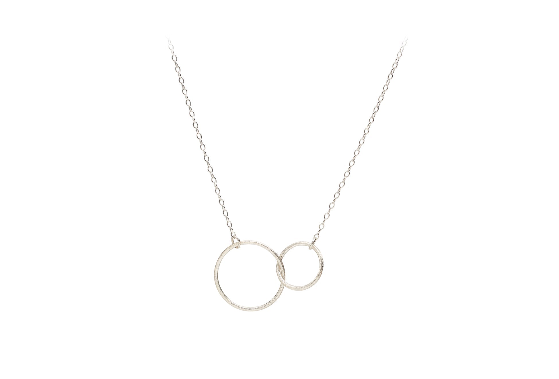 Pernille Corydon Kette Double Plain, Silber