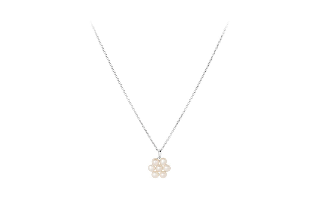 Pernille Corydon Kette Ocean Bloom, Silber
