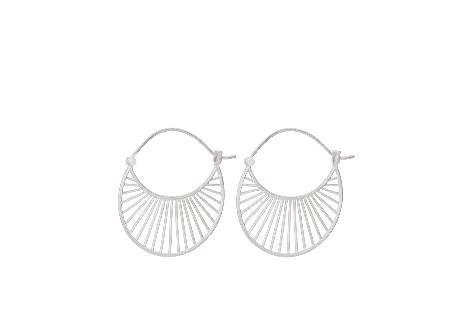 Pernille Corydon Ohrringe Large Daylight, Silber
