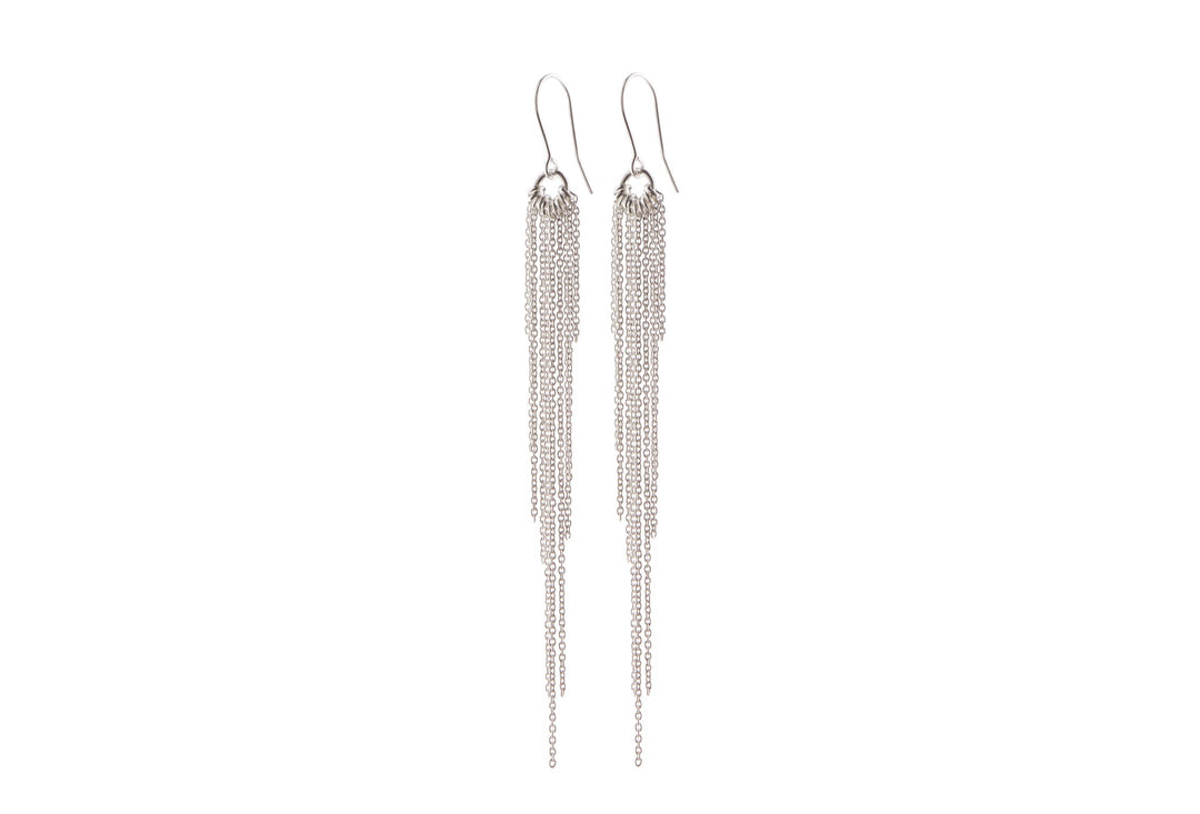 Pernille Corydon Ohrringe Rain, Silber