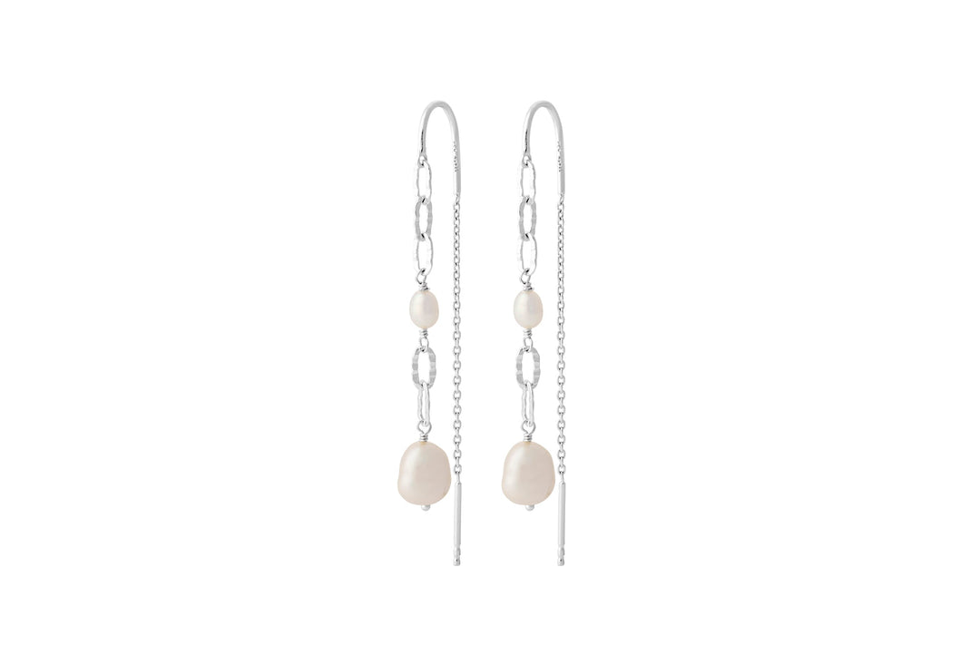 Pernille Corydon Ohrringe Seaside Earchains, Silber
