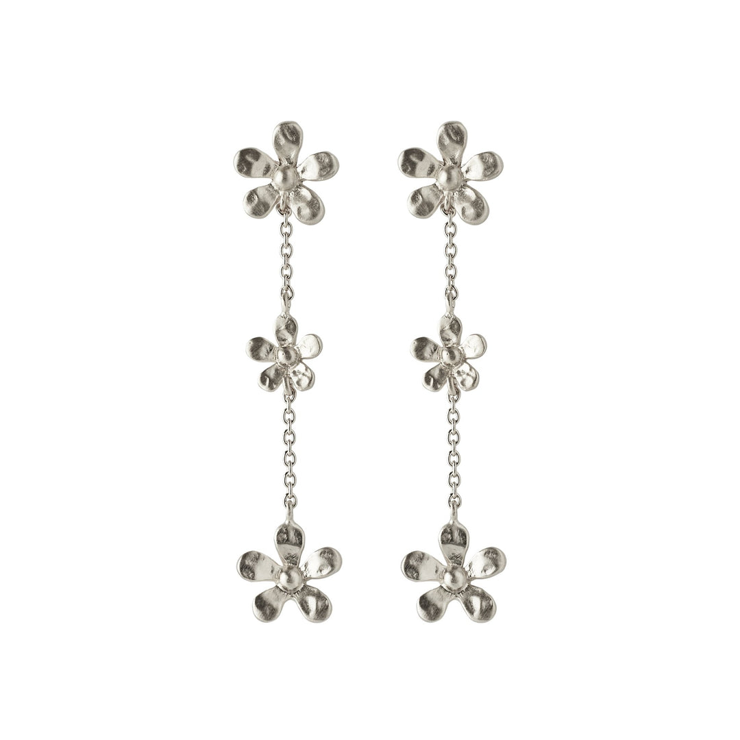 Pernille Corydon Ohrringe Wild Poppy, Silber