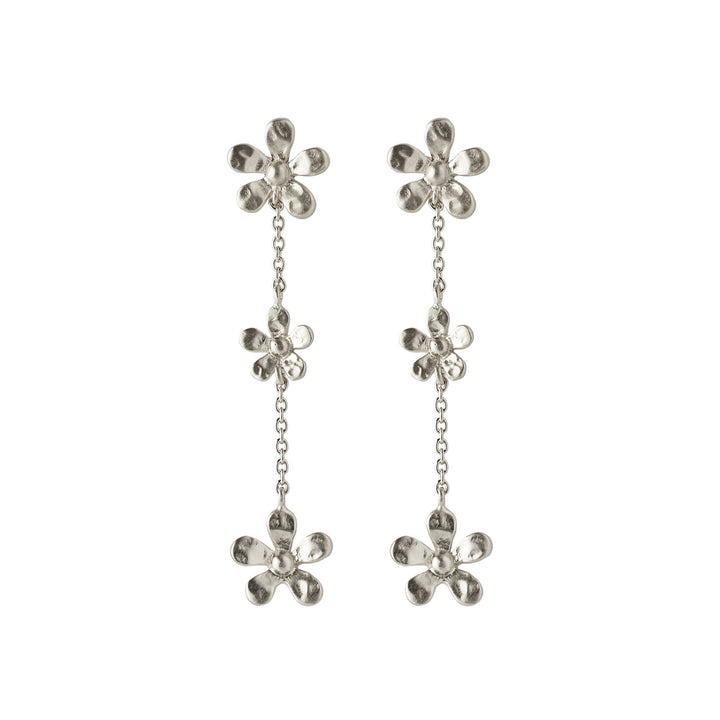 Pernille Corydon Ohrringe Wild Poppy, Silber