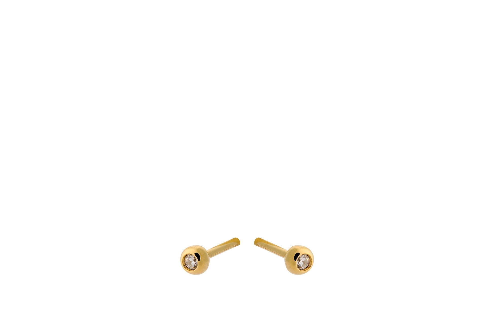 Pernille Corydon Ohrstecker Astra, vergoldet