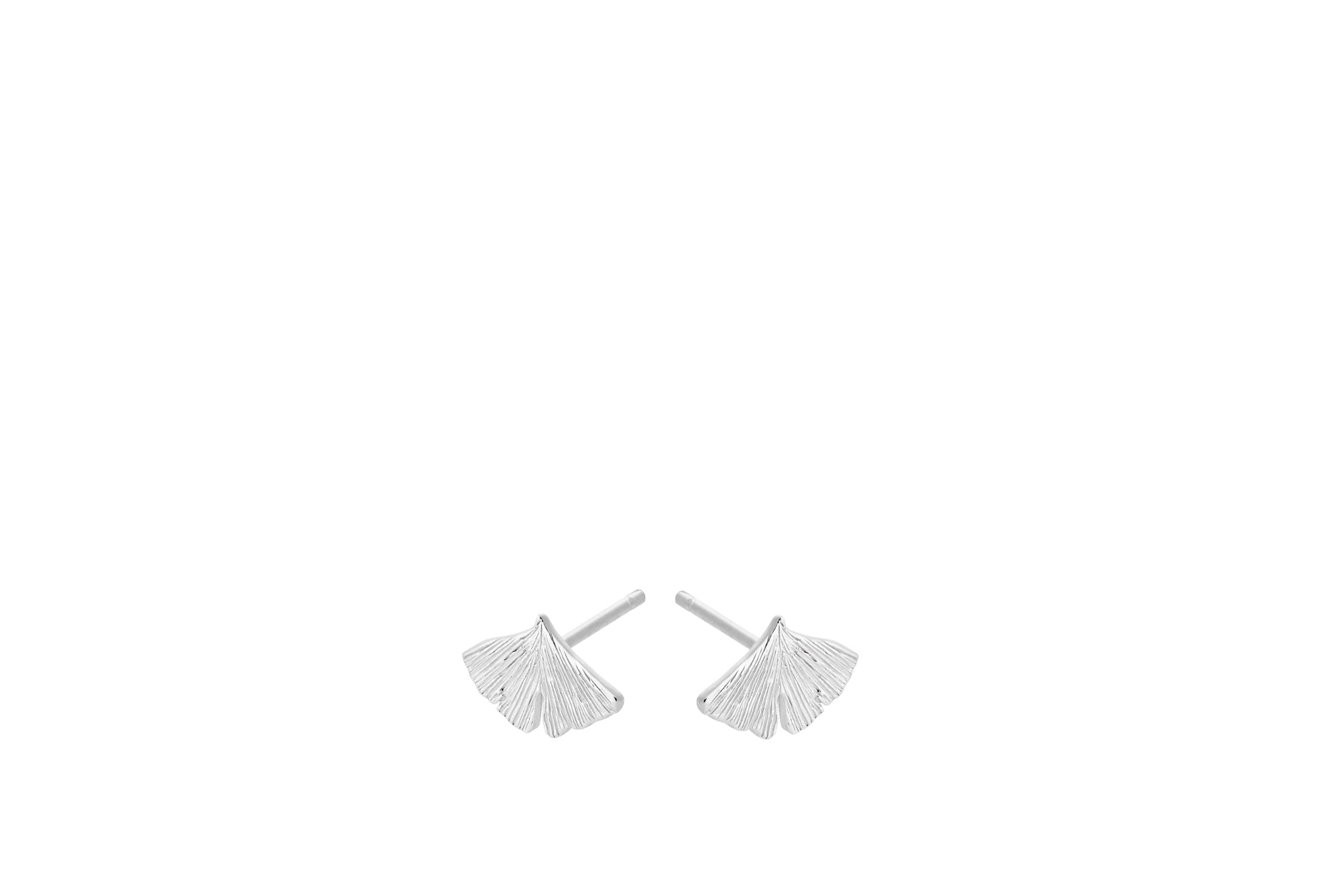 Pernille Corydon Ohrstecker Biloba, Silber