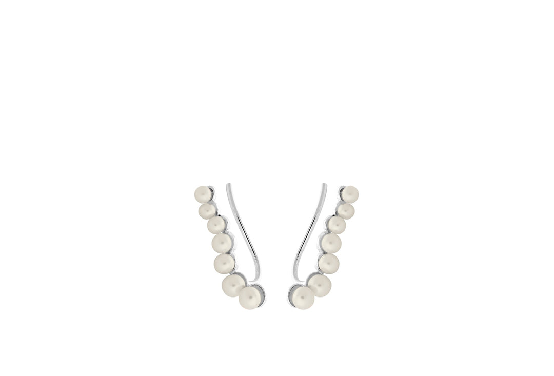 Pernille Corydon Ohrstecker Earclimber Ocean Treasure, Silber