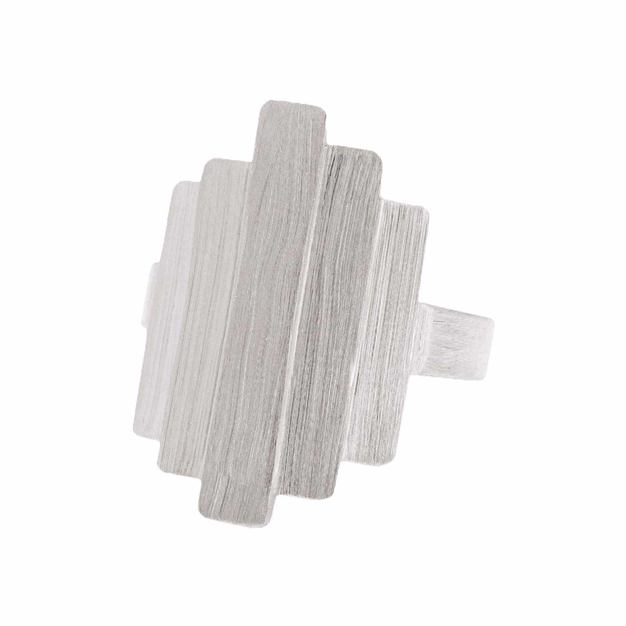 Pernille Corydon Ring Brick, Silber