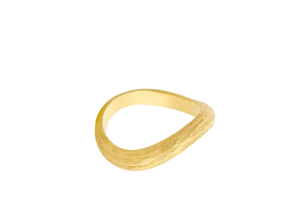 Pernille Corydon Ring Elva, vergoldet