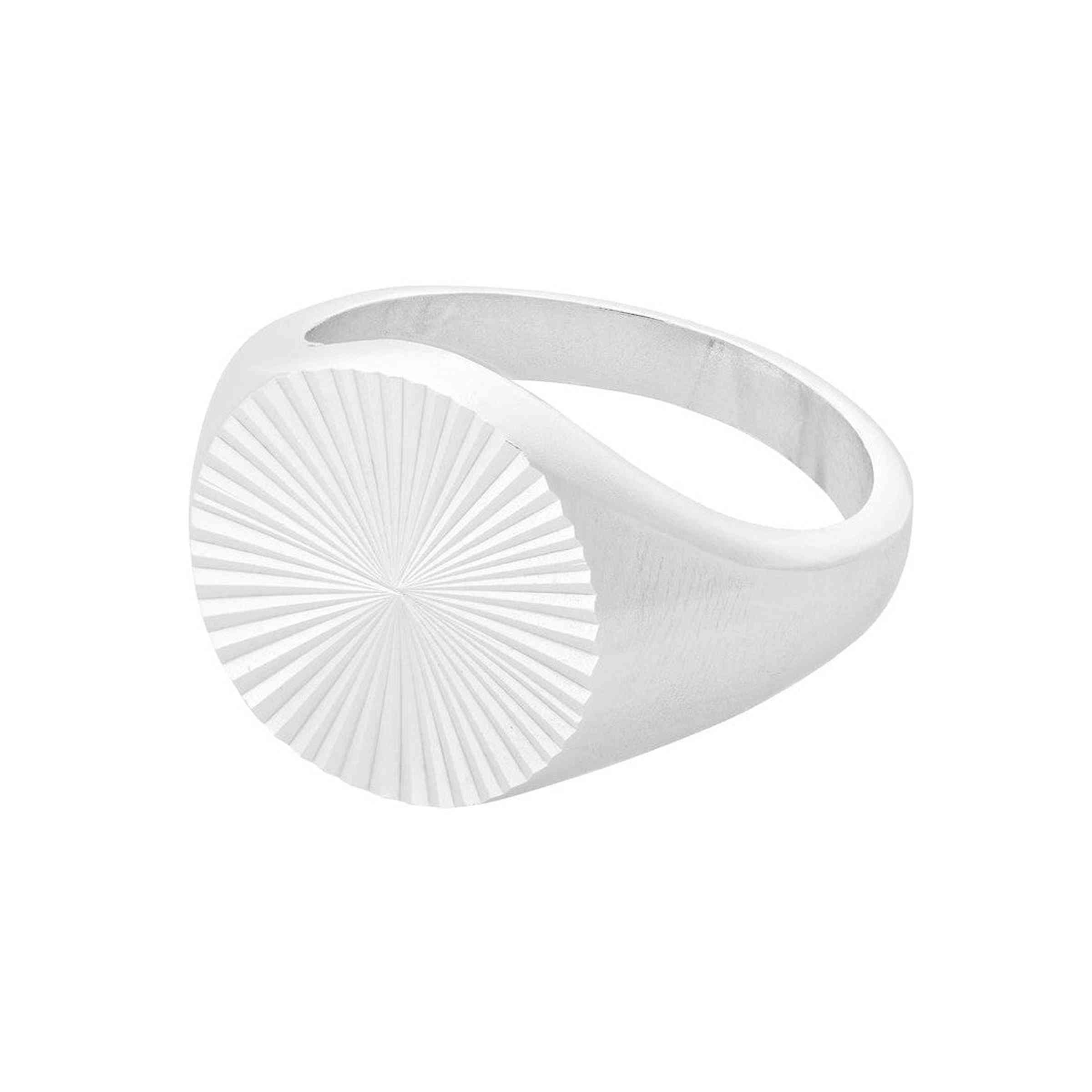 Pernille Corydon Ring Ocean Star Signet, Silber