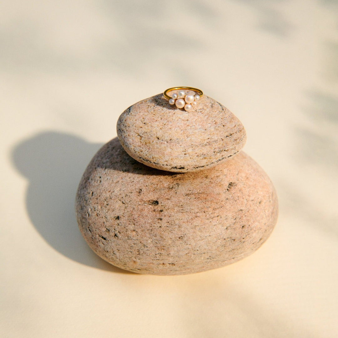 Pernille Corydon Ring True Treasure, vergoldet