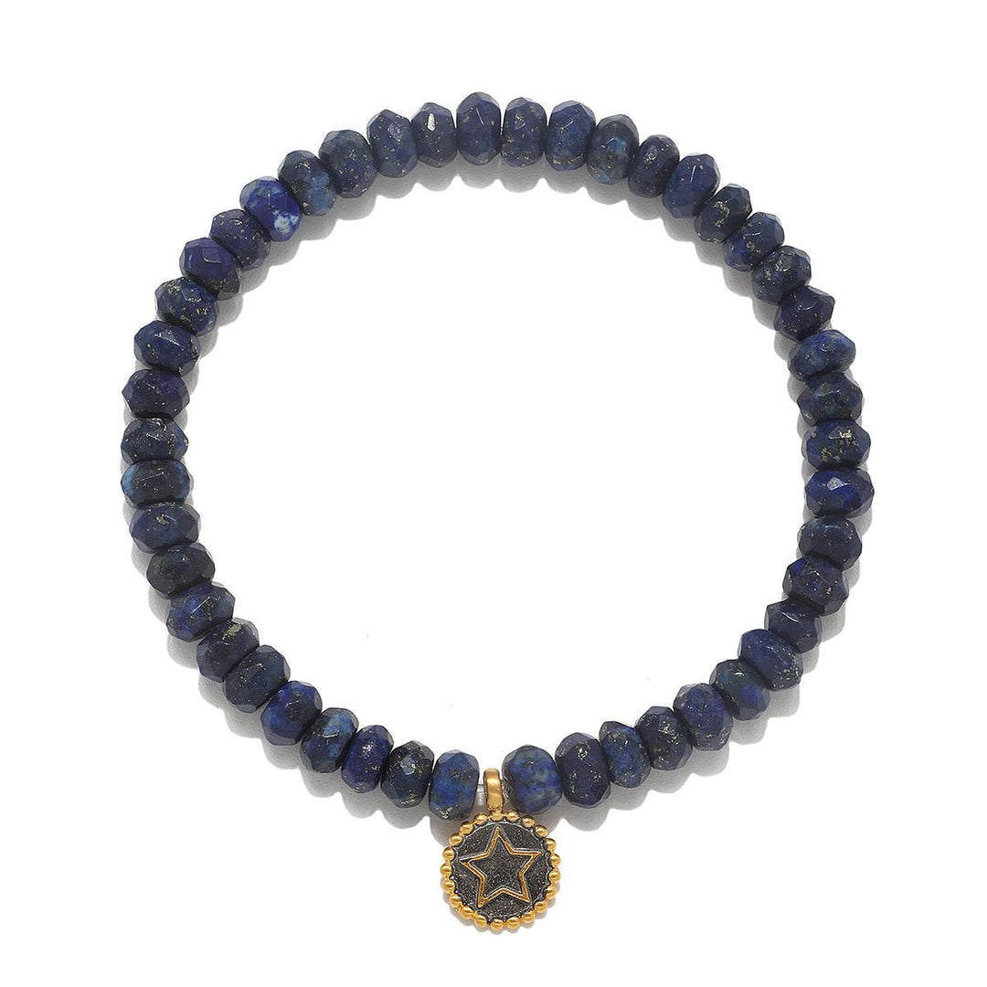 Satya Jewelry Armband Power of Dreams Lapis Star, vergoldet