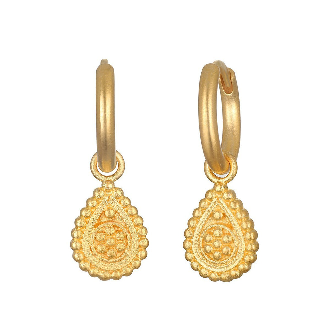 Satya Jewelry Creolen Enchanting Beauty Paisley, vergoldet