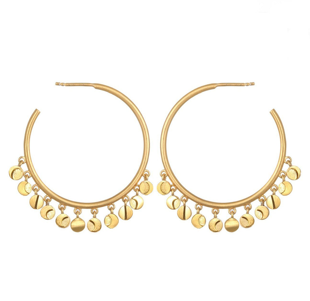 Satya Jewelry Creolen Growth in Grace, vergoldet