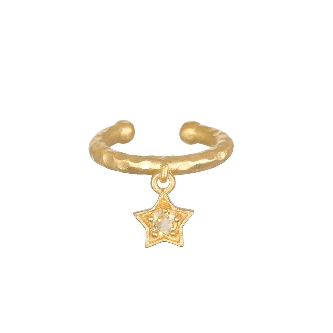 Satya Jewelry Earcuff Sky Blessings Star, vergoldet