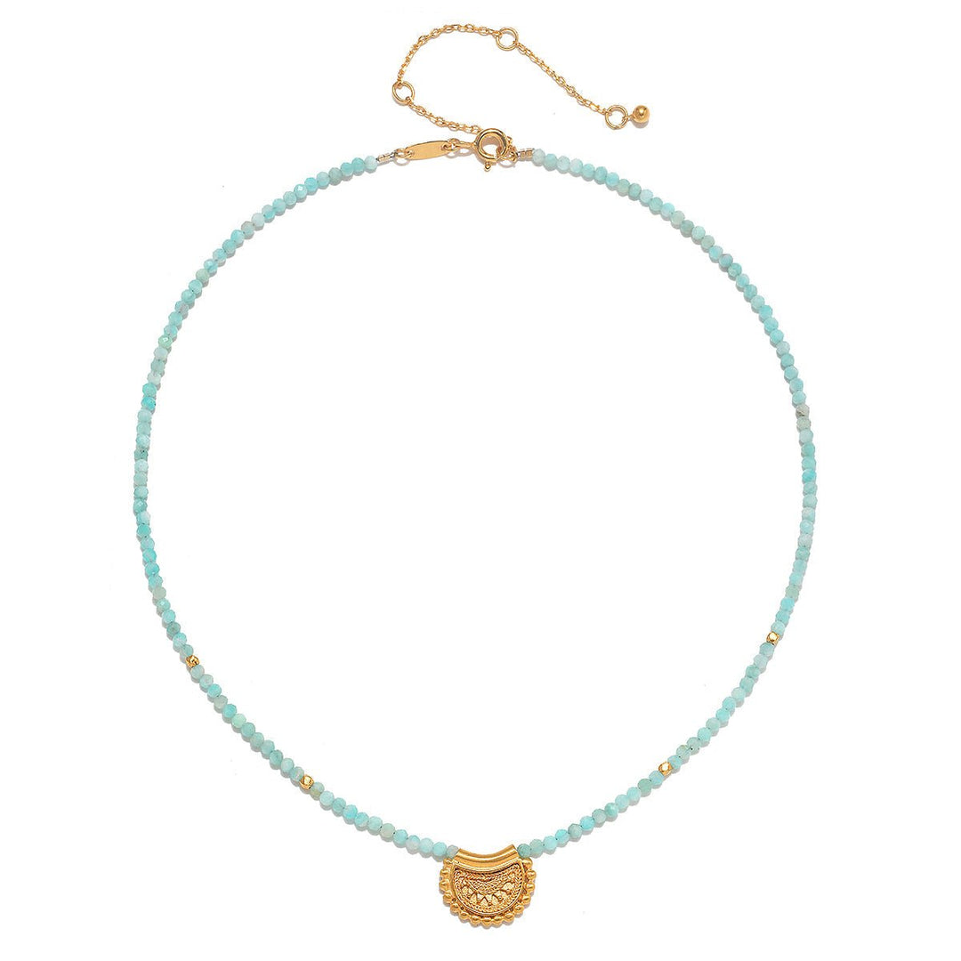 Satya Jewelry Kette Awaken Radiance Mini Mandala Choker, vergoldet