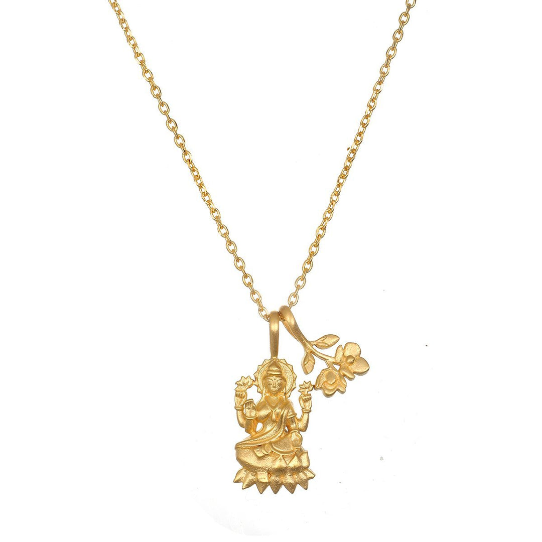 Satya Jewelry Kette Awaken to Abundance, vergoldet