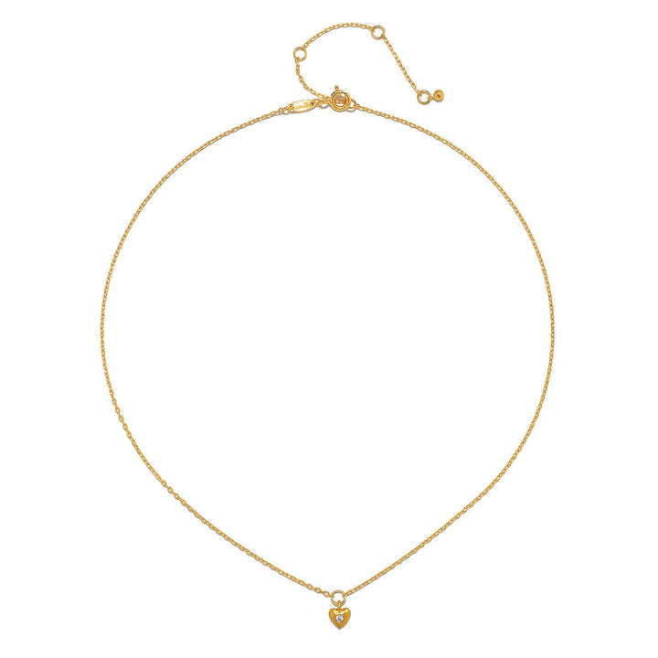 Satya Jewelry Kette Boundless Love Mini Heart Pendant, vergoldet