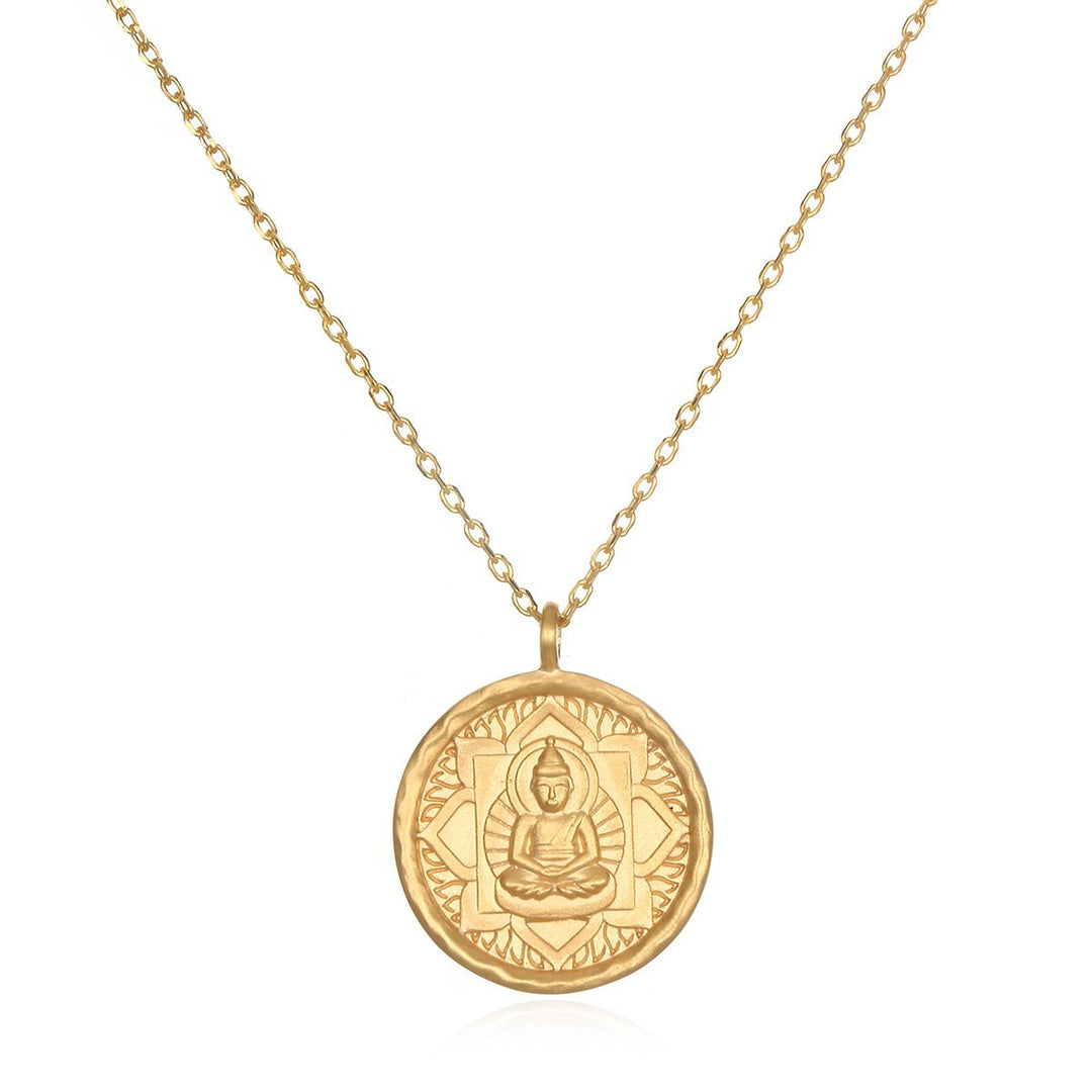 Satya Jewelry Kette Buddha, Inner Peace, vergoldet