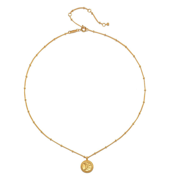 Satya Jewelry Kette Burnished Sky Gold Pendant, vergoldet