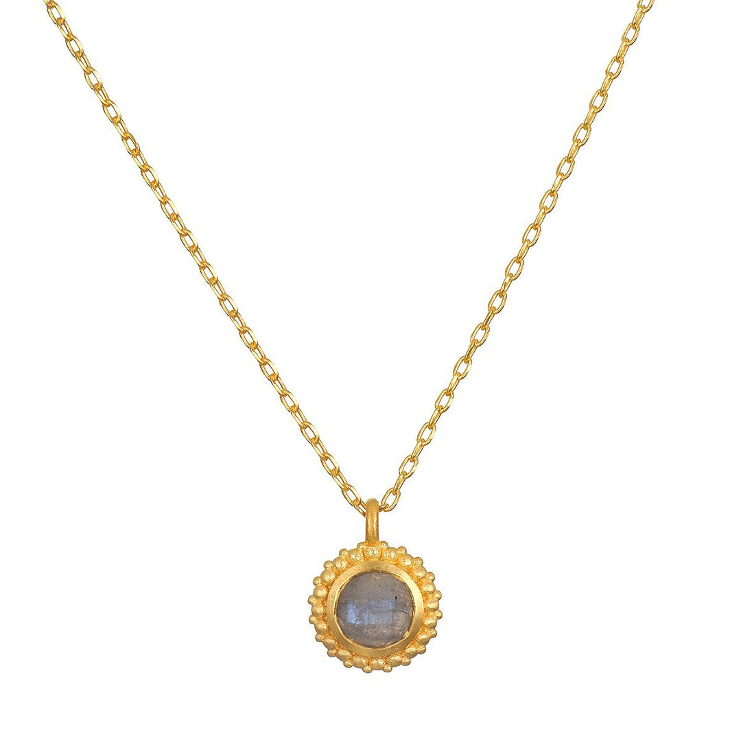 Satya Jewelry Kette Captivating Beauty Labradorite, vergoldet