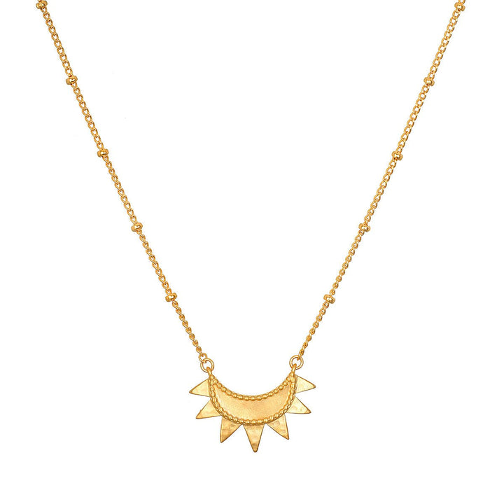 Satya Jewelry Kette Emergence Gold Sunburst, vergoldet