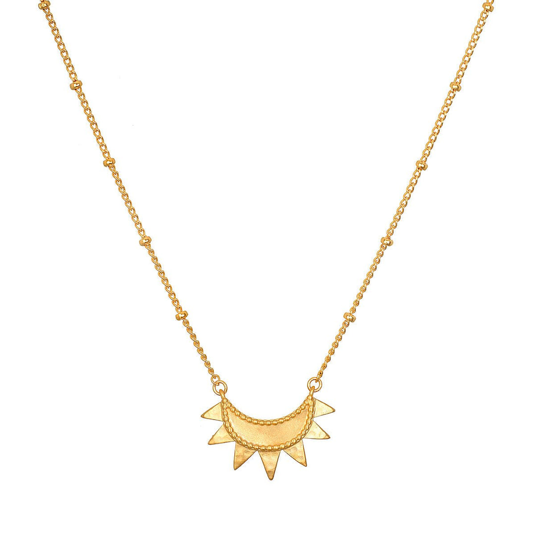 Satya Jewelry Kette Emergence Gold Sunburst, vergoldet