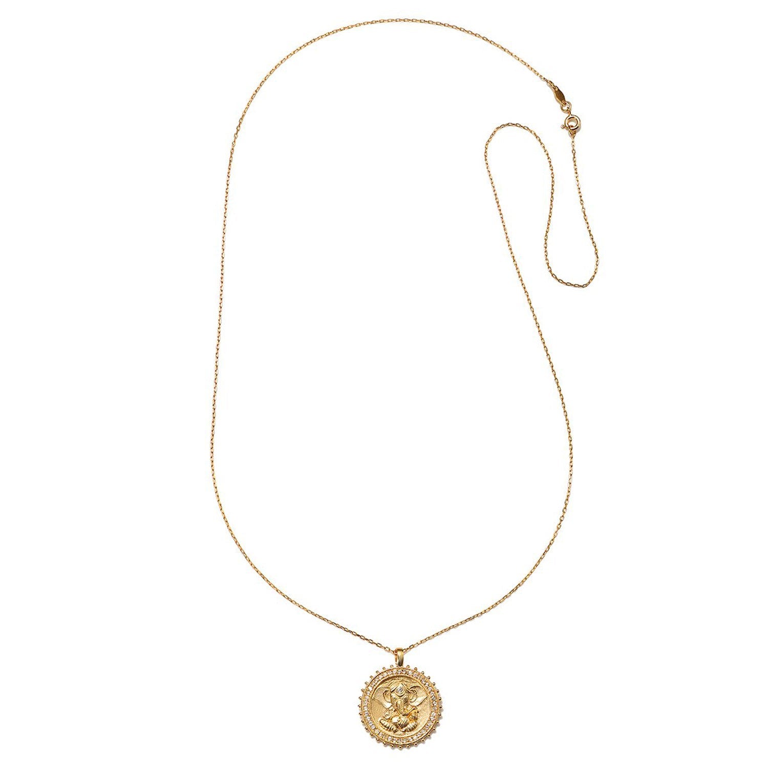 Satya Jewelry Kette Ganesha Hindu God, Path to Succes, vergoldet