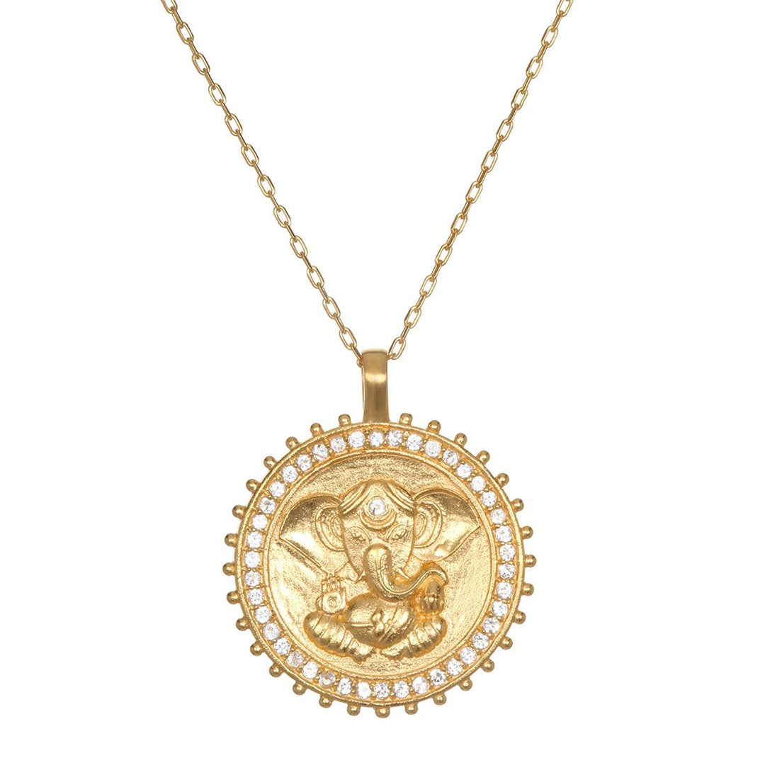 Satya Jewelry Kette Ganesha Hindu God, Path to Succes, vergoldet