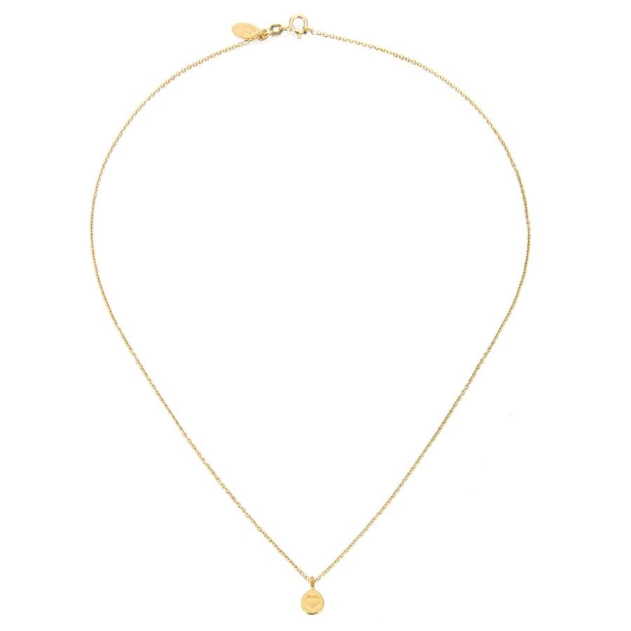 Satya Jewelry Kette Love Heart Gold Pendant, vergoldet