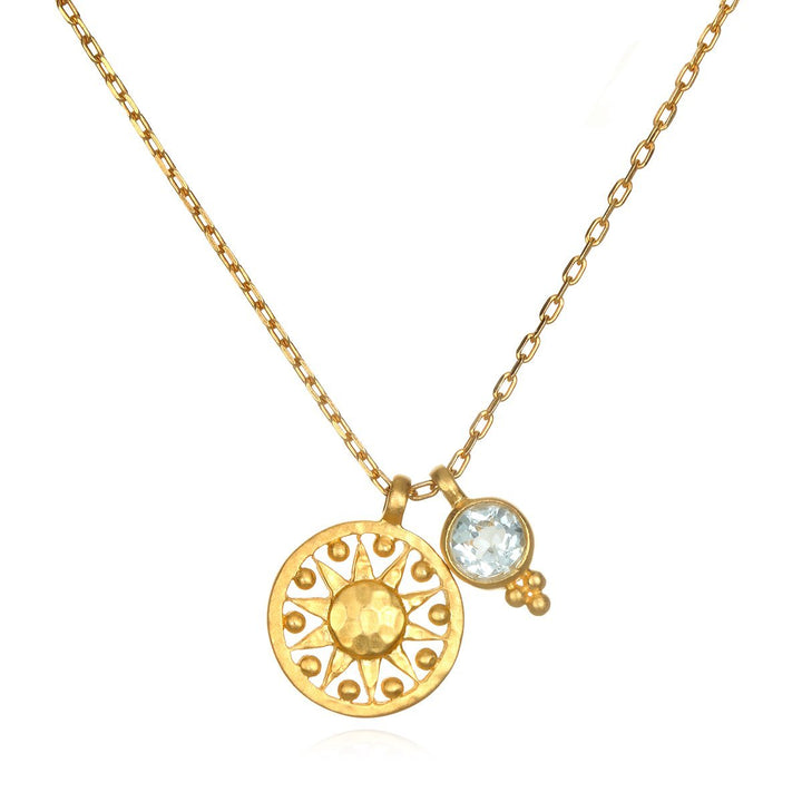 Satya Jewelry Kette Radiate Love Sun, vergoldet