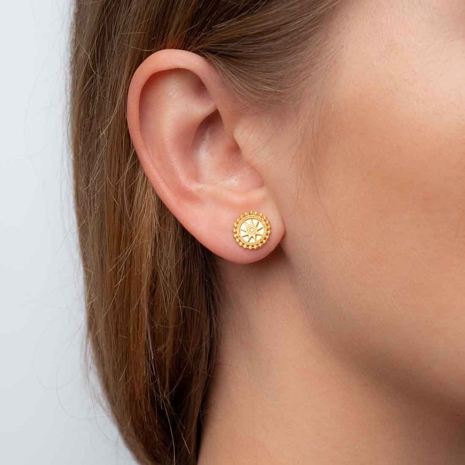 Satya Jewelry Ohrstecker Limitless Stud, vergoldet