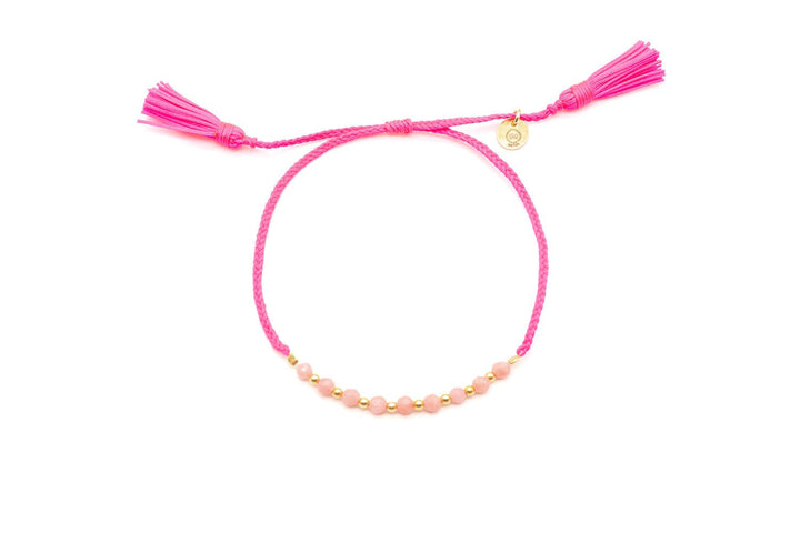 Schmückstück Armband Airy Pink Coral, vergoldet
