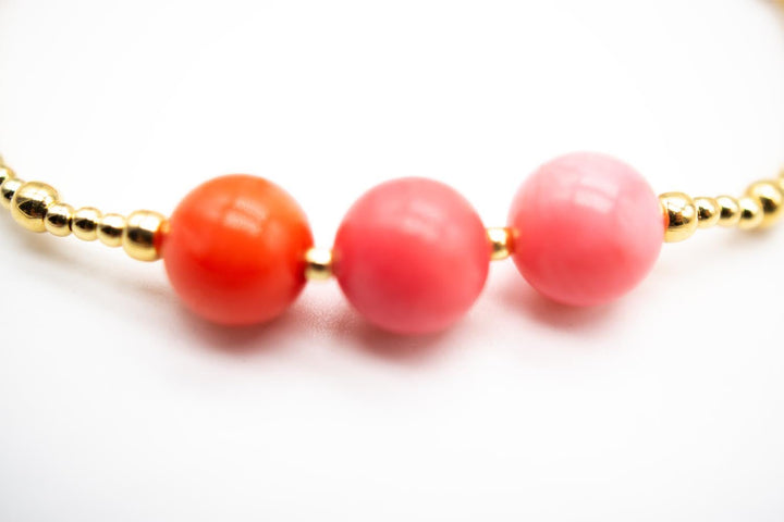 Schmückstück Armband Fine Jewelry 3P Coral, vergoldet