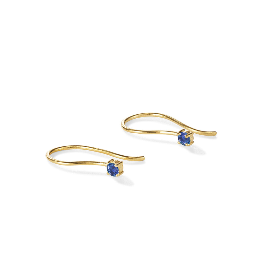 yours. Jewelry Ohrringe Midnight Glim, eccentric blue, vergoldet